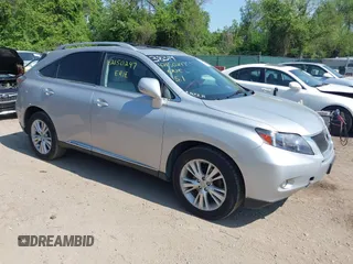 2010 Lexus RX 450h with VIN JTJBC1BA2A2412774, listed as a IAAI auction lot 42150247 with 148,920 mi miles and . Bid and sale history available at DreamBid. Image 1.