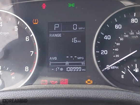 2018 Hyundai Elantra SE with VIN KMHD74LF6JU580817, listed as a IAAI auction lot 41746131 with 108,999 mi miles. Bid and sale history available at carsss.com. Image 15.