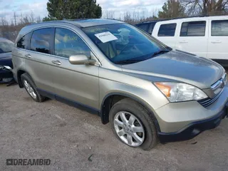 2007 Honda CR-V EX-L with VIN JHLRE48787C088325, listed as a IAAI auction lot 41986242 with 215,389 mi miles. Bid and sale history available at carsss.com. Image 1.