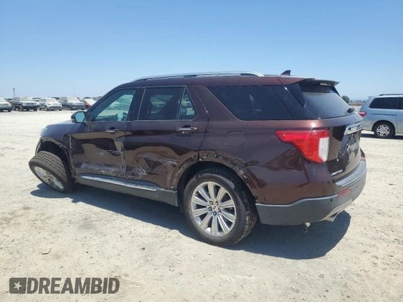 2020 Ford Explorer Limited z VIN 1FM5K8FW1LGA00705, wystawiony jako Copart lot #64450035 z przebiegiem 41 952 mil mil oraz Szkoda całkowita • Salvage title. Historia ofert i sprzedaży dostępna na DreamBid. Obrazek 2.