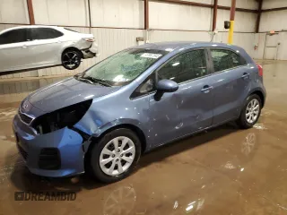 2016 Kia Rio LX with VIN KNADM5A30G6639575, listed as a Copart auction lot 47887945 with 162,110 mi miles and Salvage Title. Bid and sale history available at carsss.com. Image 1.