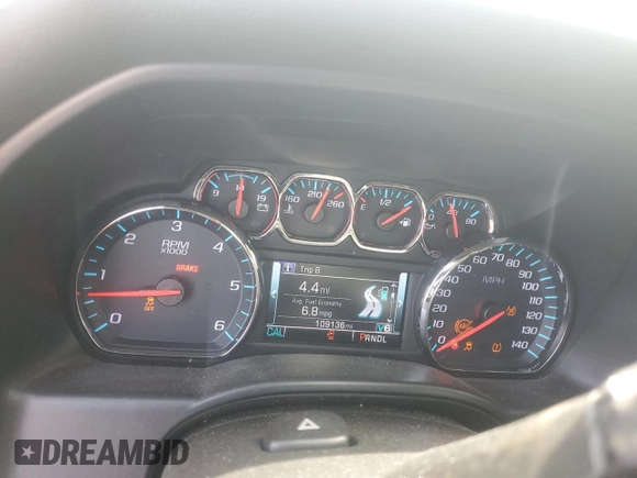 2017 Chevrolet Silverado 1500 LT with VIN 3GCPCREH6HG365153, listed as a Copart auction lot 65855034 with 109,136 mi miles and Salvage Title. Bid and sale history available at DreamBid. Image 9.