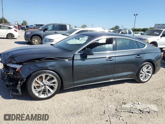 2021 Audi A5 Sportback Premium Plus with VIN WAUCBCF51MA023375, listed as a Copart auction lot 70215353 with 0 mi miles. Bid and sale history available at carsss.com. Image 1.