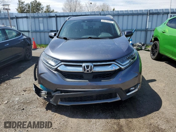 2019 Honda CR-V Touring with VIN 2HKRW2H90KH149664, listed as a Copart auction lot 52019525 with 147,649 mi miles and Salvage Title. Bid and sale history available at DreamBid. Image 5.