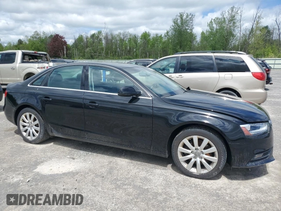 2013 Audi A4 Premium with VIN WAUBFAFL6DN024923, listed as a Copart auction lot 58710445 with 113,299 mi miles and Non repairable. Bid and sale history available at DreamBid. Image 4.