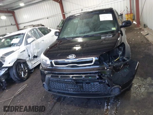 2015 Kia Soul + with VIN KNDJP3A54F7230152, listed as a IAAI auction lot 41805581 with 136,491 mi miles. Bid and sale history available at carsss.com. Image 12.