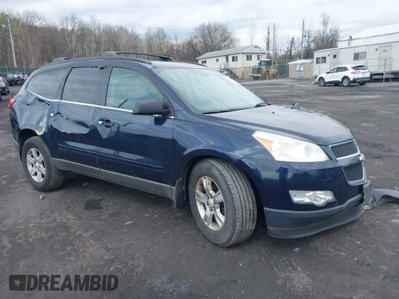 2011 Chevrolet Traverse 1LT with VIN 1GNKVGEDXBJ223343, listed as a IAAI auction lot 42033068 with 195,519 mi miles and . Bid and sale history available at DreamBid. Image 1.