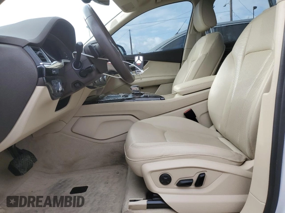 2018 Audi Q7 Premium Plus with VIN WA1LAAF79JD017453, listed as a Copart auction lot 53078955 with 57,654 mi miles and Salvage Title. Bid and sale history available at carsss.com. Image 7.