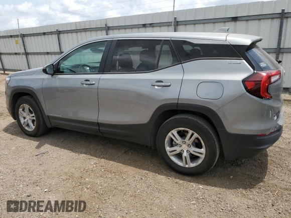 2024 GMC Terrain SLE with VIN 3GKALMEG9RL241746, listed as a Copart auction lot 55422785 with 20,583 mi miles and Salvage title. Bid and sale history available at DreamBid. Image 2.