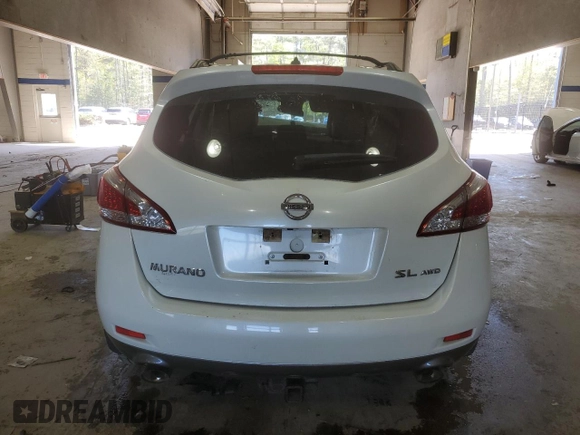 2012 Nissan Murano SL z VIN JN8AZ1MW3CW217451, wystawiony jako Copart lot #53271305 z przebiegiem 333 333 mil mil oraz Czysty tytuł • Clean title. Historia ofert i sprzedaży dostępna na DreamBid. Obrazek 6.