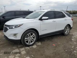 2018 Chevrolet Equinox Premier with VIN 2GNAXNEX9J6243597, listed as a Copart auction lot 51703585 with 46,727 mi miles and Clean Title. Bid and sale history available at carsss.com. Image 1.