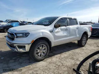2019 Ford Ranger XL with VIN 1FTER4FH5KLA54430, listed as a Copart auction lot 43701485 with 58,607 mi miles and Salvage Title. Bid and sale history available at carsss.com. Image 1.