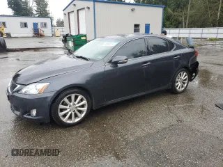 2009 Lexus IS 250 with VIN JTHBK262695100819, listed as a Copart auction lot 50980215 with 205,237 mi miles and Salvage Title. Bid and sale history available at carsss.com. Image 1.