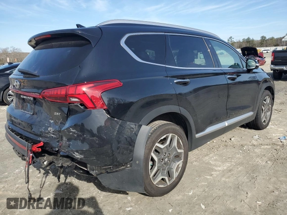 2022 Hyundai Santa Fe Limited with VIN 5NMS44AL5NH418106, listed as a Copart auction lot 88693165 with 48,256 mi miles and Salvage Title. Bid and sale history available at carsss.com. Image 3.