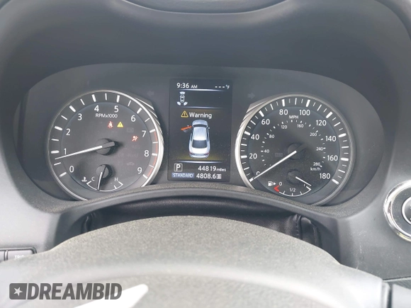 2020 Infiniti Q50 Luxe with VIN JN1EV7AP6LM200022, listed as a IAAI auction lot 41943630 with 44,819 mi miles and . Bid and sale history available at DreamBid. Image 7.
