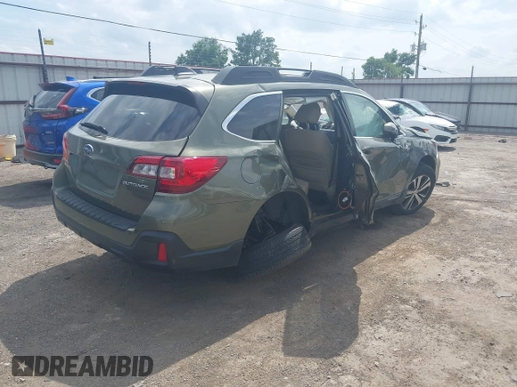 2019 Subaru Outback Limited with VIN 4S4BSAJC0K3391102, listed as a IAAI auction lot 42417622 with 40,590 mi miles and . Bid and sale history available at DreamBid. Image 4.