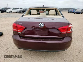 2013 Volkswagen Passat S with VIN 1VWAP7A39DC137750, listed as a Copart auction lot 60981355 with 105,954 mi miles and Clean title. Bid and sale history available at DreamBid. Image 6.