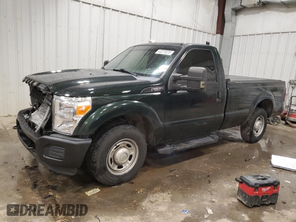 2015 Ford Super Duty F-250 SRW XL with VIN 1FTBF2A60FEB12458, listed as a Copart auction lot 43270225 with 131,315 mi miles and Salvage Title. Bid and sale history available at carsss.com. Image 1.