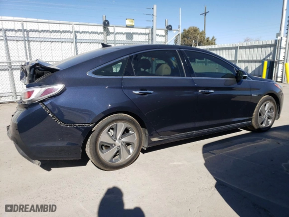 2017 Hyundai Sonata Hybrid Limited with VIN KMHE34L36HA072509, listed as a Copart auction lot 47379935 with 33,789 mi miles and Salvage Title. Bid and sale history available at carsss.com. Image 3.