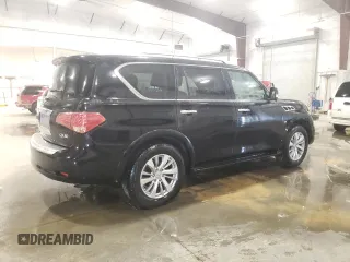 2016 Infiniti QX80 z VIN JN8AZ2NE2G9123934, wystawiony jako Copart lot #54300695 z przebiegiem 129 127 mil mil oraz Szkoda całkowita • Salvage title. Historia ofert i sprzedaży dostępna na DreamBid. Obrazek 3.