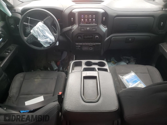 2020 Chevrolet Silverado 1500 Custom with VIN 1GCRWBEK1LZ225099, listed as a Copart auction lot 84474384 with 104,928 mi miles and Salvage Title. Bid and sale history available at carsss.com. Image 8.