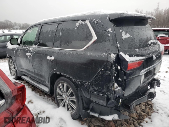 2017 Lexus LX with VIN JTJHY7AXXH4233059, listed as a Copart auction lot 36960094 with 69,214 mi miles and Salvage Title. Bid and sale history available at carsss.com. Image 2.