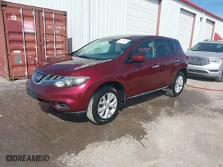 2011 Nissan Murano SV with VIN JN8AZ1MW4BW150292, listed as a IAAI auction lot 41809777 with 198,717 mi miles. Bid and sale history available at carsss.com. Image 2.