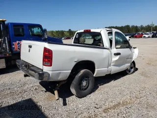 2005 Dodge 1500 ST with VIN 1D7HA16K75J646657, listed as a Copart auction lot 52172895 with Not Provided miles and Salvage Title. Bid and sale history available at carsss.com. Image 3.