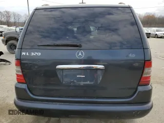 2001 Mercedes-Benz M-Class with VIN 4JGAB54E61A276417, listed as a Copart auction lot 82878094 with 205,577 mi miles and Salvage Title. Bid and sale history available at carsss.com. Image 6.