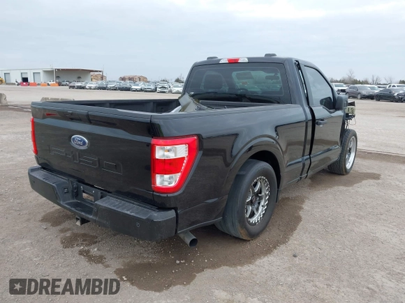 2023 Ford F-150 XL with VIN 1FTMF1C56PKF82536, listed as a IAAI auction lot 41453141 with 2,487 mi miles and . Bid and sale history available at carsss.com. Image 4.