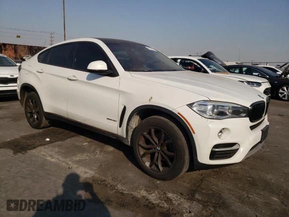 2016 BMW X6 sDrive35i with VIN 5UXKU0C52G0F92890, listed as a Copart auction lot 87875115 with 101,927 mi miles and Salvage Title. Bid and sale history available at carsss.com. Image 4.