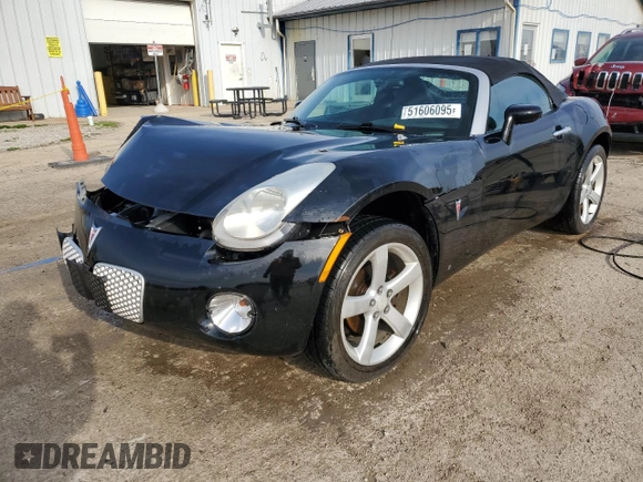 2006 Pontiac Solstice z VIN 1G2MB33B96Y106939, wystawiony jako Copart lot #51606095 z przebiegiem 91 707 mil mil oraz Szkoda całkowita • Salvage title. Historia ofert i sprzedaży dostępna na DreamBid. Obrazek 1.