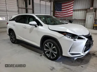 2020 Lexus RX 350L with VIN JTJHZKFA3L2025792, listed as a Copart auction lot 43141085 with 95,096 mi miles and Salvage title. Bid and sale history available at DreamBid. Image 4.