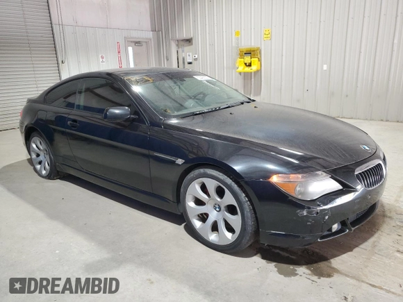 2006 BMW 6 Series 650Ci with VIN WBAEH13406CR49734, listed as a Copart auction lot 53488535 with 102,433 mi miles and Clean Title. Bid and sale history available at carsss.com. Image 4.