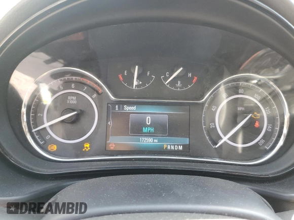 2014 Buick Regal Premium I with VIN 2G4GN5EX7E9263999, listed as a Copart auction lot 54974235 with 172,590 mi miles and Clean Title. Bid and sale history available at carsss.com. Image 10.