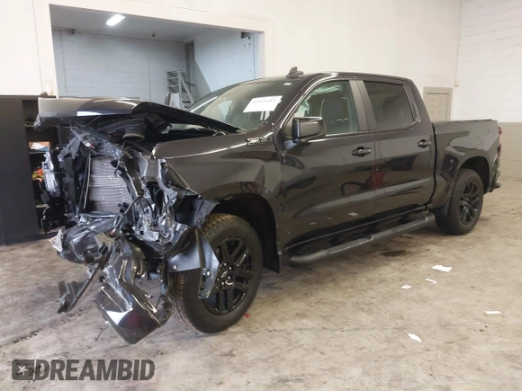 2024 Chevrolet Silverado 1500 RST with VIN 2GCUDEED6R1134124, listed as a IAAI auction lot 41565182 with 27,764 mi miles. Bid and sale history available at carsss.com. Image 2.