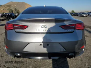 2018 Infiniti Q60 Luxe with VIN JN1EV7EL8JM390331, listed as a Copart auction lot 57862095 with 54,676 mi miles and Salvage title. Bid and sale history available at DreamBid. Image 6.