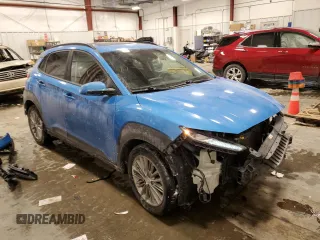 2020 Hyundai Kona SEL Plus with VIN KM8K6CAA0LU513144, listed as a Copart auction lot 45792685 with 32,102 mi miles and Non Repairable. Bid and sale history available at DreamBid. Image 4.