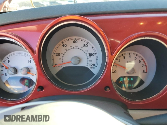 2007 Chrysler PT Cruiser Limited with VIN 3A8FY68857T622731, listed as a Copart auction lot 89054865 with 182,341 mi miles and Salvage title. Bid and sale history available at DreamBid. Image 9.