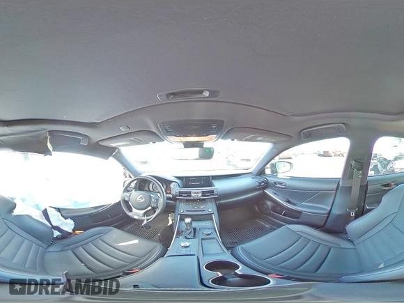 2020 Lexus IS 300 F Sport with VIN JTHG81F28L5043173, listed as a Copart auction lot 76475844 with 27,083 mi miles and Salvage title. Bid and sale history available at DreamBid. Image 12.