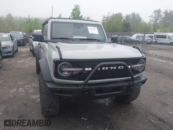 2022 Ford Bronco with VIN 1FMEE5DP2NLA70127, listed as a IAAI auction lot 42224917 with 28,923 mi miles and . Bid and sale history available at DreamBid. Image 12.