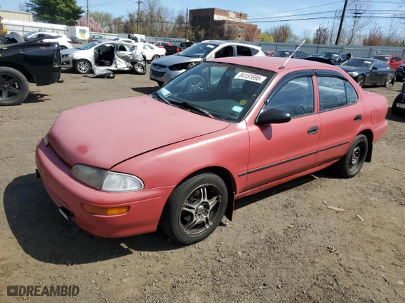 1993 Geo Prizm with VIN 1Y1SK5362PZ008909, listed as a Copart auction lot 54151695 with 302,345 mi miles and Salvage Title. Bid and sale history available at carsss.com. Image 1.