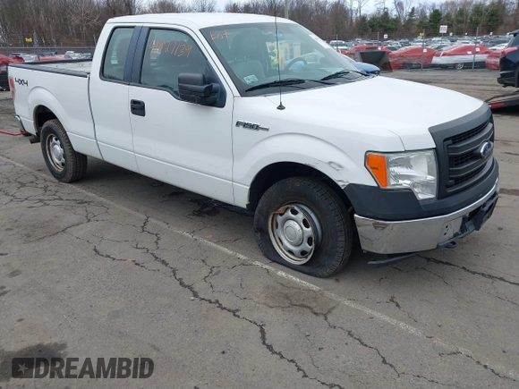 2014 Ford F-150 XL with VIN 1FTEX1EM3EFA57073, listed as a IAAI auction lot 41827139 with 178,970 mi miles and . Bid and sale history available at carsss.com. Image 1.
