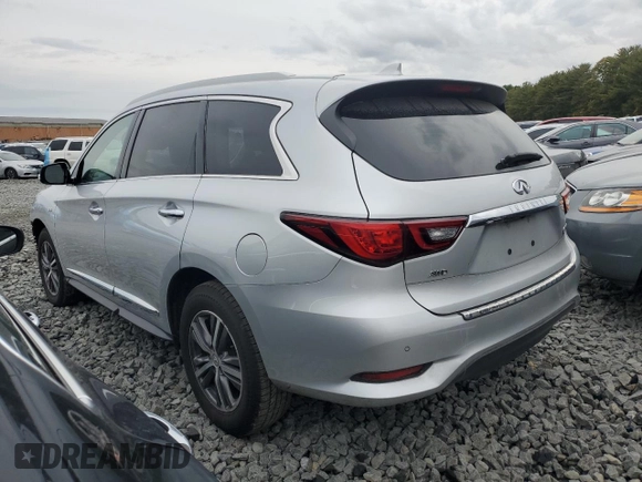 2019 Infiniti QX60 Luxe with VIN 5N1DL0MM3KC551865, listed as a Copart auction lot 72581354 with 105,016 mi miles and Salvage Title. Bid and sale history available at DreamBid. Image 2.