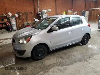 2019 Mitsubishi Mirage ES z VIN ML32A3HJ4KH002586, wystawiony jako Copart lot #56944695 z przebiegiem 26 372 mil mil oraz Szkoda całkowita • Salvage title. Historia ofert i sprzedaży dostępna na DreamBid. Obrazek 1.