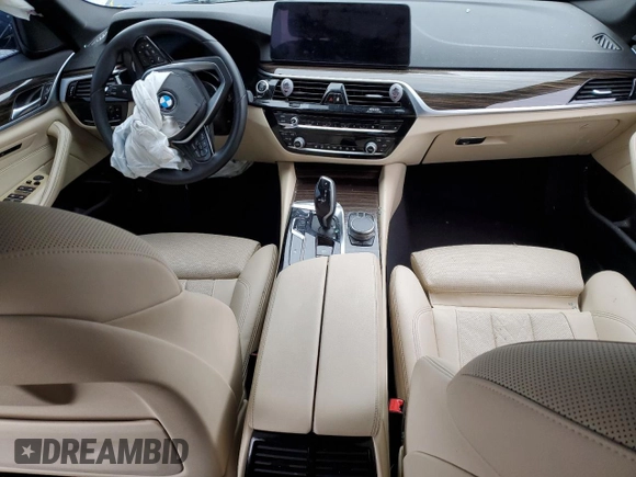 2021 BMW 5 Series 530i with VIN WBA53BH00MCF15209, listed as a Copart auction lot 89083835 with Not provided miles and Salvage title. Bid and sale history available at DreamBid. Image 8.