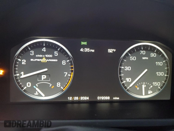2012 Land Rover Range Rover SC with VIN SALMF1E49CA377225, listed as a Copart auction lot 84719684 with 72,098 mi miles and Salvage title. Bid and sale history available at DreamBid. Image 9.