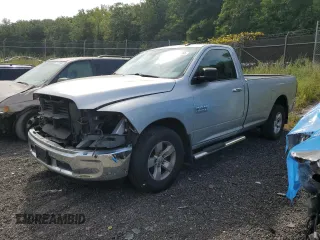 2015 Ram 1500 SLT with VIN 3C6JR6EG6FG654631, listed as a Copart auction lot 71154934 with 61,877 mi miles and Salvage title. Bid and sale history available at DreamBid. Image 1.