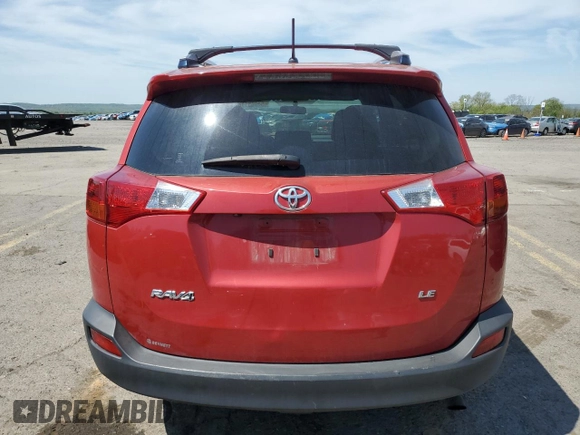 2013 Toyota RAV4 LE with VIN JTMZFREV3DD005867, listed as a Copart auction lot 54905185 with 192,913 mi miles and Salvage Title. Bid and sale history available at DreamBid. Image 6.