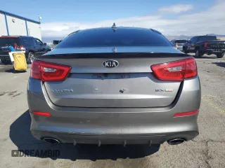 2015 Kia Optima SX with VIN 5XXGR4A76FG497294, listed as a Copart auction lot 48822885 with 91,418 mi miles and Salvage Title. Bid and sale history available at carsss.com. Image 6.